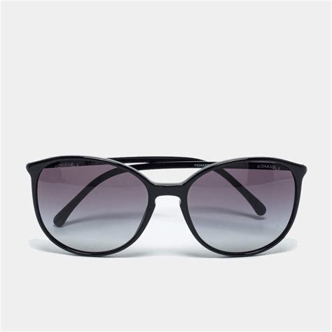 Chanel Black 5278 Butterfly Sunglasses .